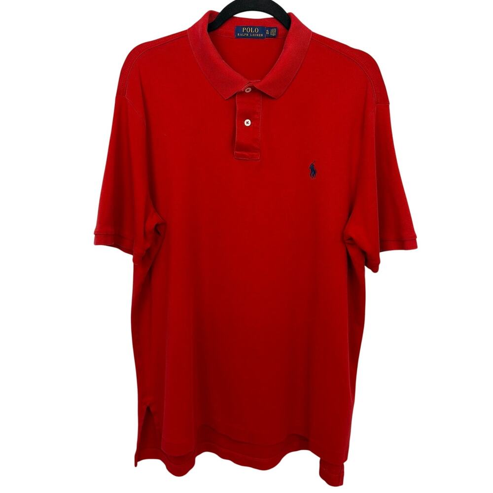 Polo Ralph Lauren Retro Classic Preppy Embroidered Pony Logo Casual Polo XL